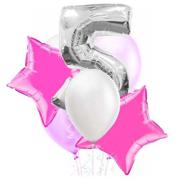 Воздушные шары на день рождения для девочки 008 фото 1